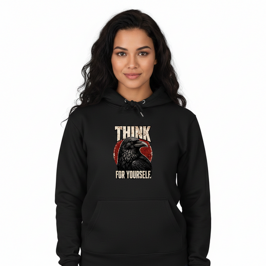HigherBlanks Premium Hoodie / THINK for YOURSELF
