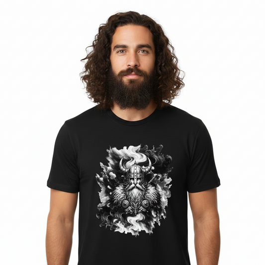 Premium Organic Shirt / Cloud Viking