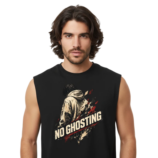 Sleeveless Oversized Tee/ NO GHOSTING