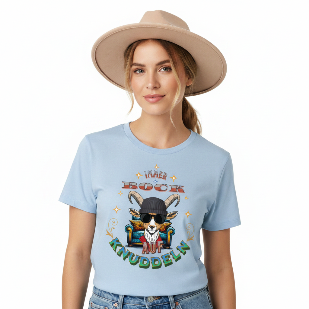 Premium Organic Shirt Women / IMMER BOCK auf KNUDDELN