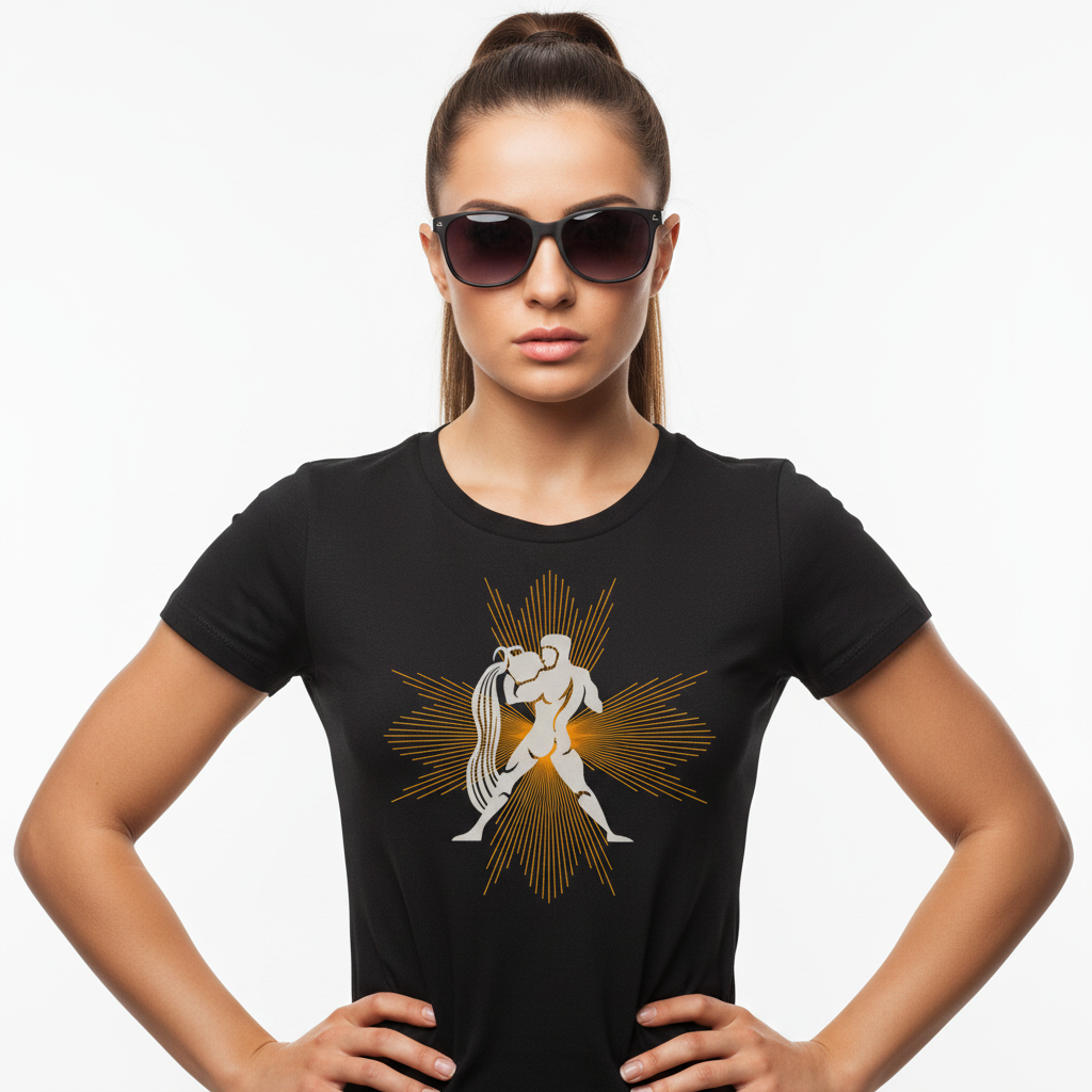 Premium Organic Shirt Women / Wassermann – Aura Sternzeichen