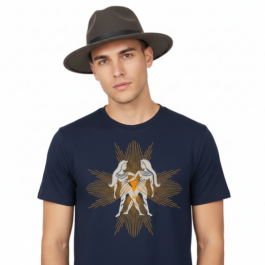 HigherBlanks Premium T-Shirt / Sternzeichen-Zwillinge Aura