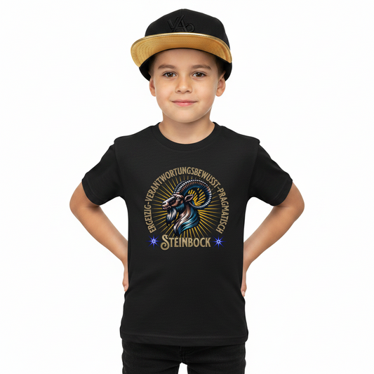 Steinbock Sternzeichen / Premium Organic Shirt Kids