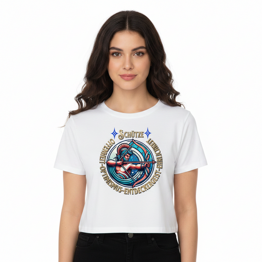 Schütze Sternzeichen / Ladies Cropped Tee