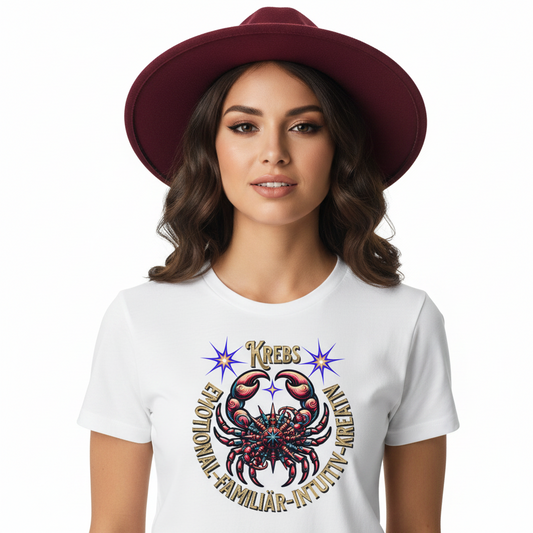 Premium Organic Shirt Women / Krebs Sternzeichen
