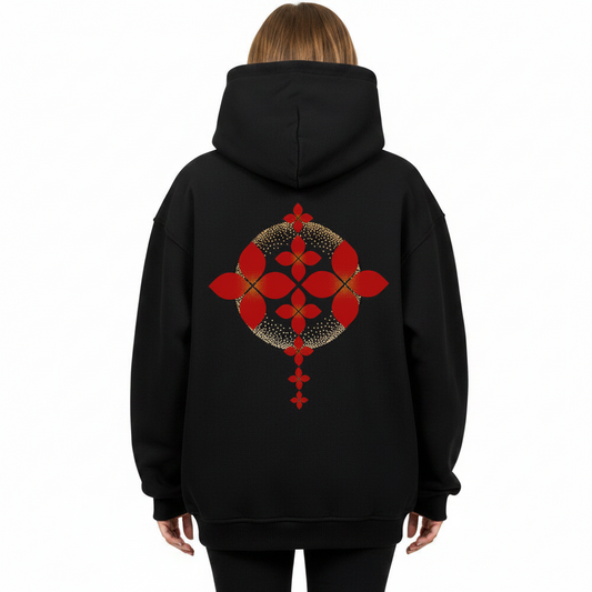 VACANCY Oversized Hoodie/ Sternenblüte