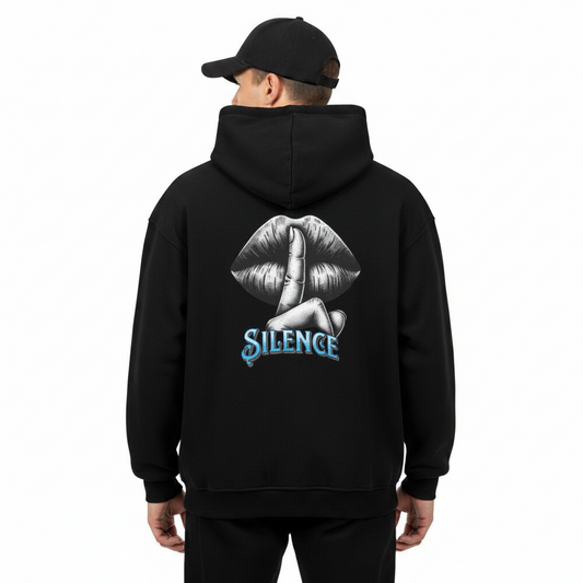 VACANCY Oversized Hoodie / Silence