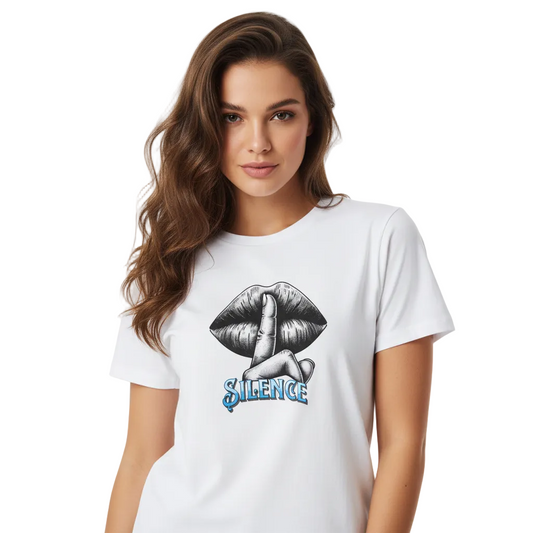 Premium Organic Shirt Women / Silence