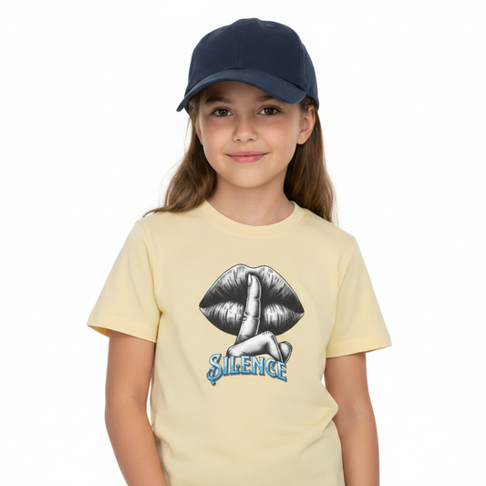 Premium Organic Shirt Kids / Silence