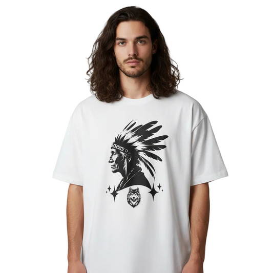 VACANCY Oversized Shirt /Wolfsgeflüster & Indianerherz