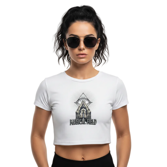 Ladies Cropped Tee / MAGICAL FIELD