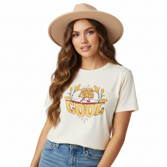 Premium Organic Shirt Women / PEACE is COOL
