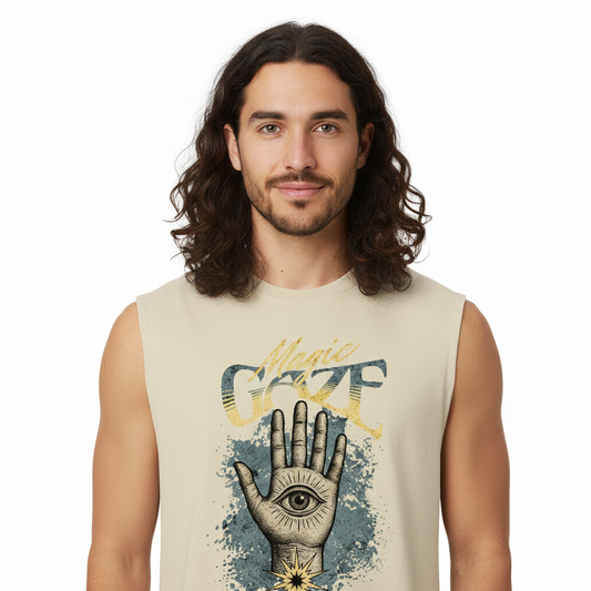 Sleeveless Oversized Tee / Magic Gaze