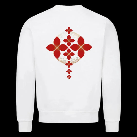 Classic Sweatshirt/ Sternenblüte-TOIPROS-weiss