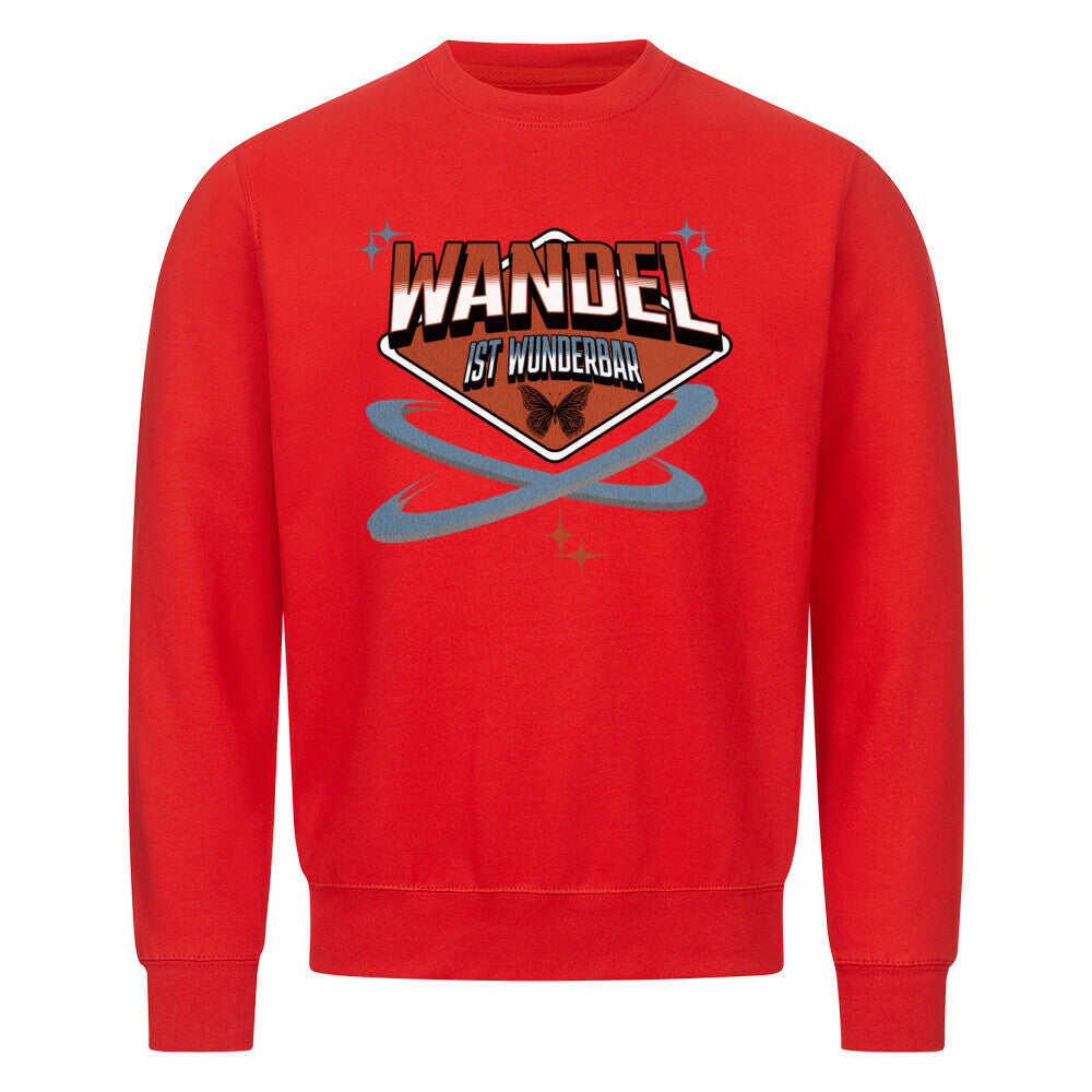 Classic Sweatshirt/ WandelWunderbar-TORIPROS- rot