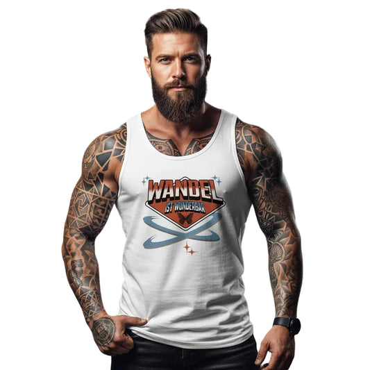 Classic Tanktop in Weiß mit „WandelWunderbar“-TORIPROS