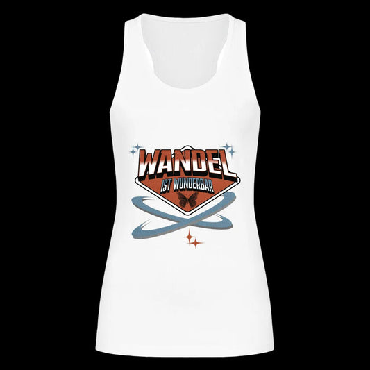 Classic Tanktop Women in Weiß mit „WandelWunderbar“-TORIPROS