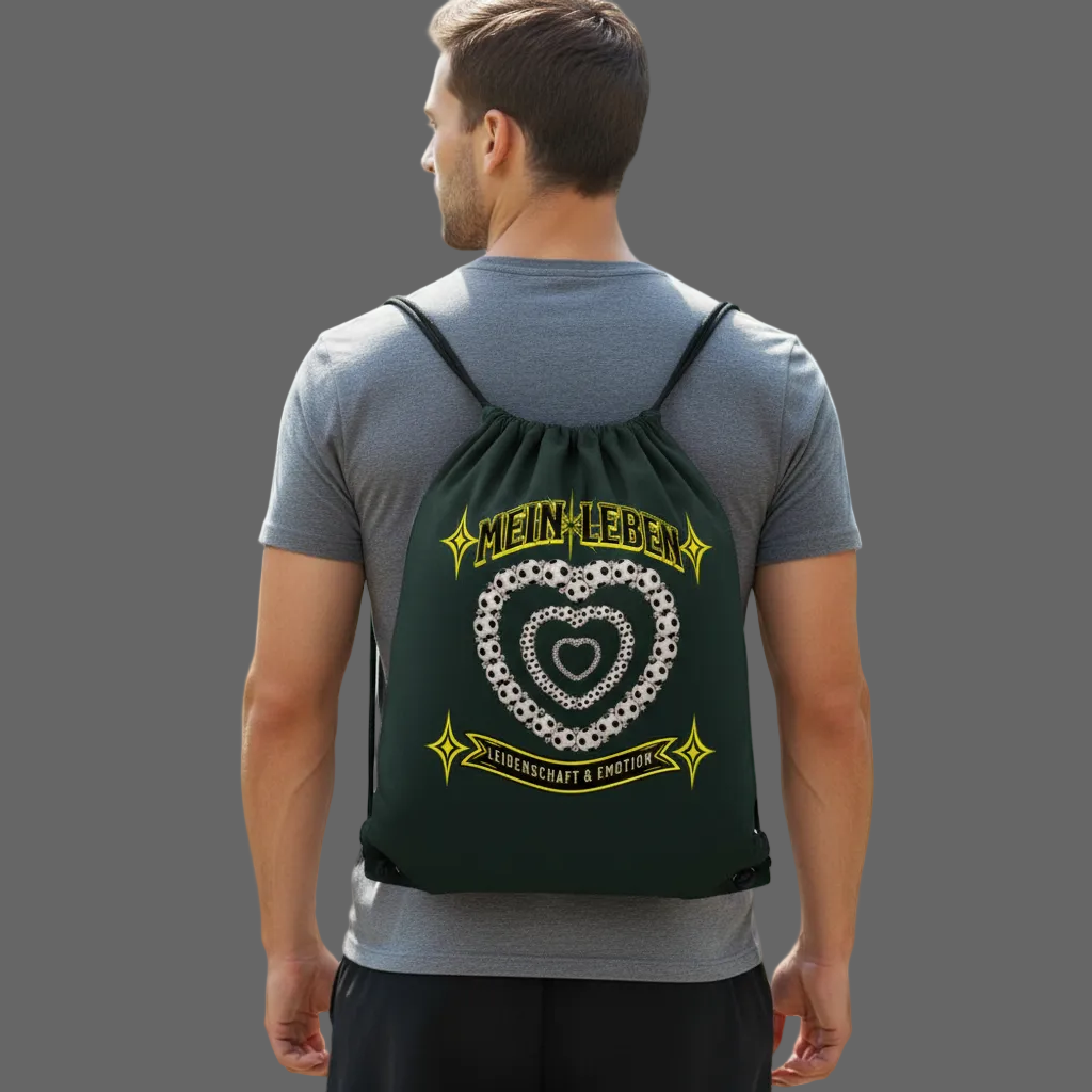 Gym Bag / Fußball mein Leben-schwarz-Toripros