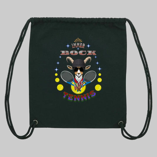 Gym Bag / TENNIS-immer BOCK -TORIPROS-Schwarz
