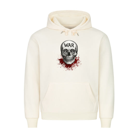 HigherBlanks Premium Hoodie/ WAR is DEATH: beige