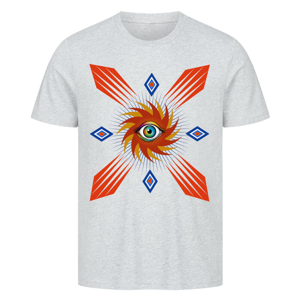 HigherBlanks Premium T-Shirt / Auge im STURM, Phase der Ruhe -TORIPROS-grau