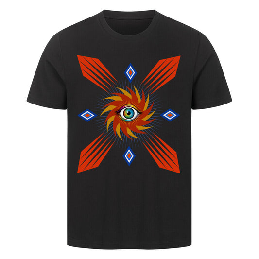 HigherBlanks Premium T-Shirt / Auge im STURM, Phase der Ruhe -TORIPROS-schwarz