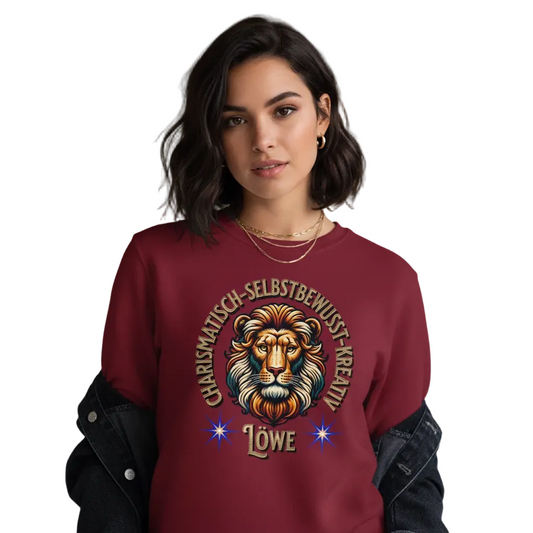 Löwe Sternzeichen / Classic Sweatshirt-Bordeauxe-Toripros