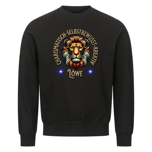 Löwe Sternzeichen / Classic Sweatshirt-Schwarz-Toripros
