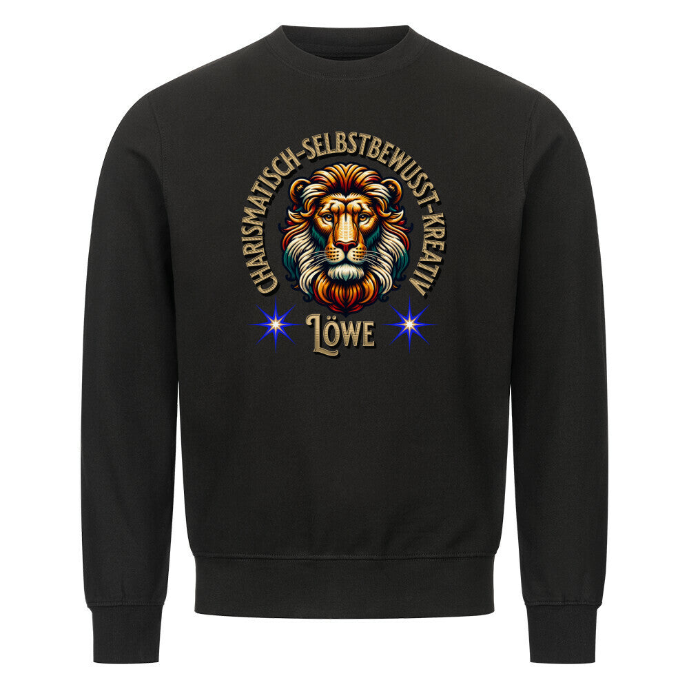 Löwe Sternzeichen / Classic Sweatshirt-Schwarz-Toripros
