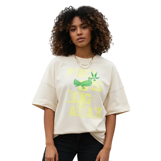 Premium Organic Oversize Blast / Beige/ TOIPROS