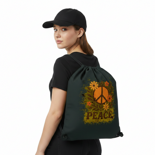 Gym Bag / Flowers PEACE