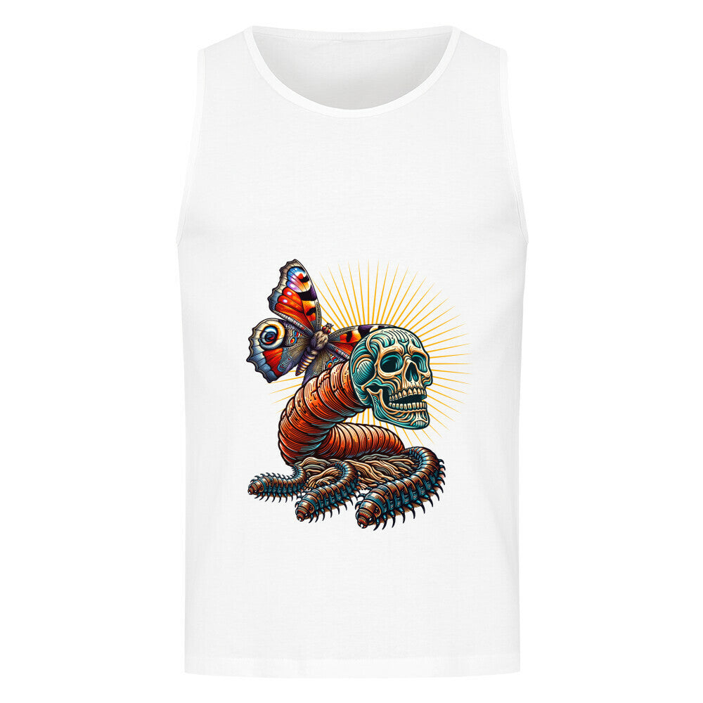 Toripros Wandel Kollektion – Wandel ONE Classic Tanktop in Weiß, modernes Streetwear-Design mit starkem Statement