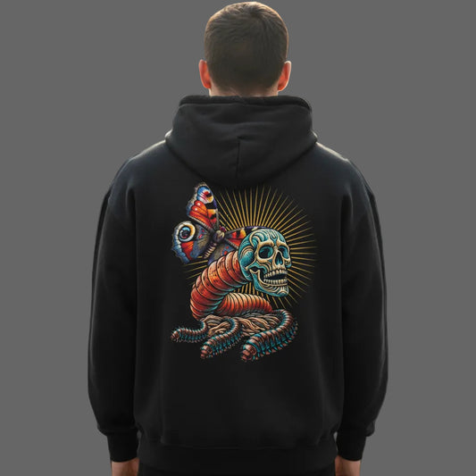 bcdb6d32-Toripros Wandel Kollektion – Wandel ONE Oversized Zipper Hoodie in Schwarz, modernes Streetwear-Design mit starkem Statement