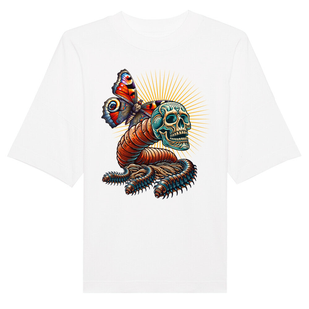 Toripros Wandel Kollektion – Wandel ONE Premium Organic Oversize Blast in Weiß, modernes Streetwear-Design mit starkem Statement
