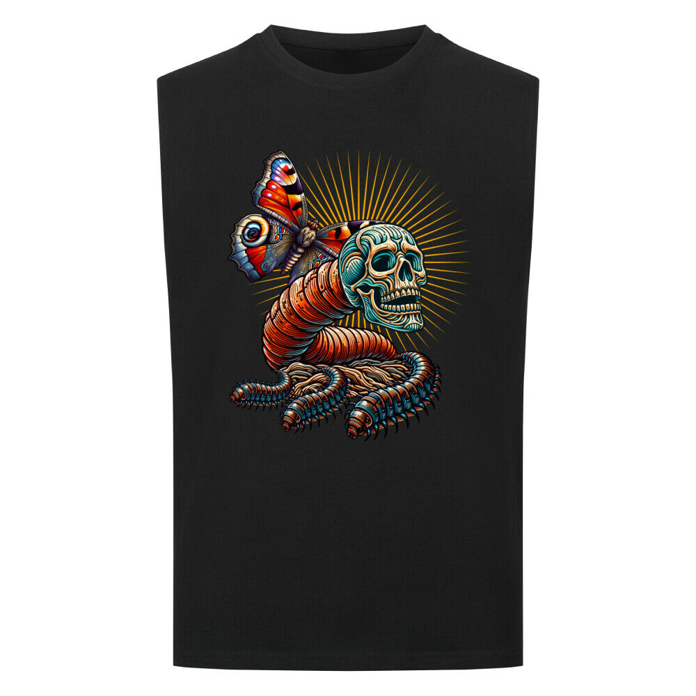 Toripros Wandel Kollektion – Wandel ONE Sleeveless Oversized Tee in Schwarz, modernes Streetwear-Design mit starkem Statement