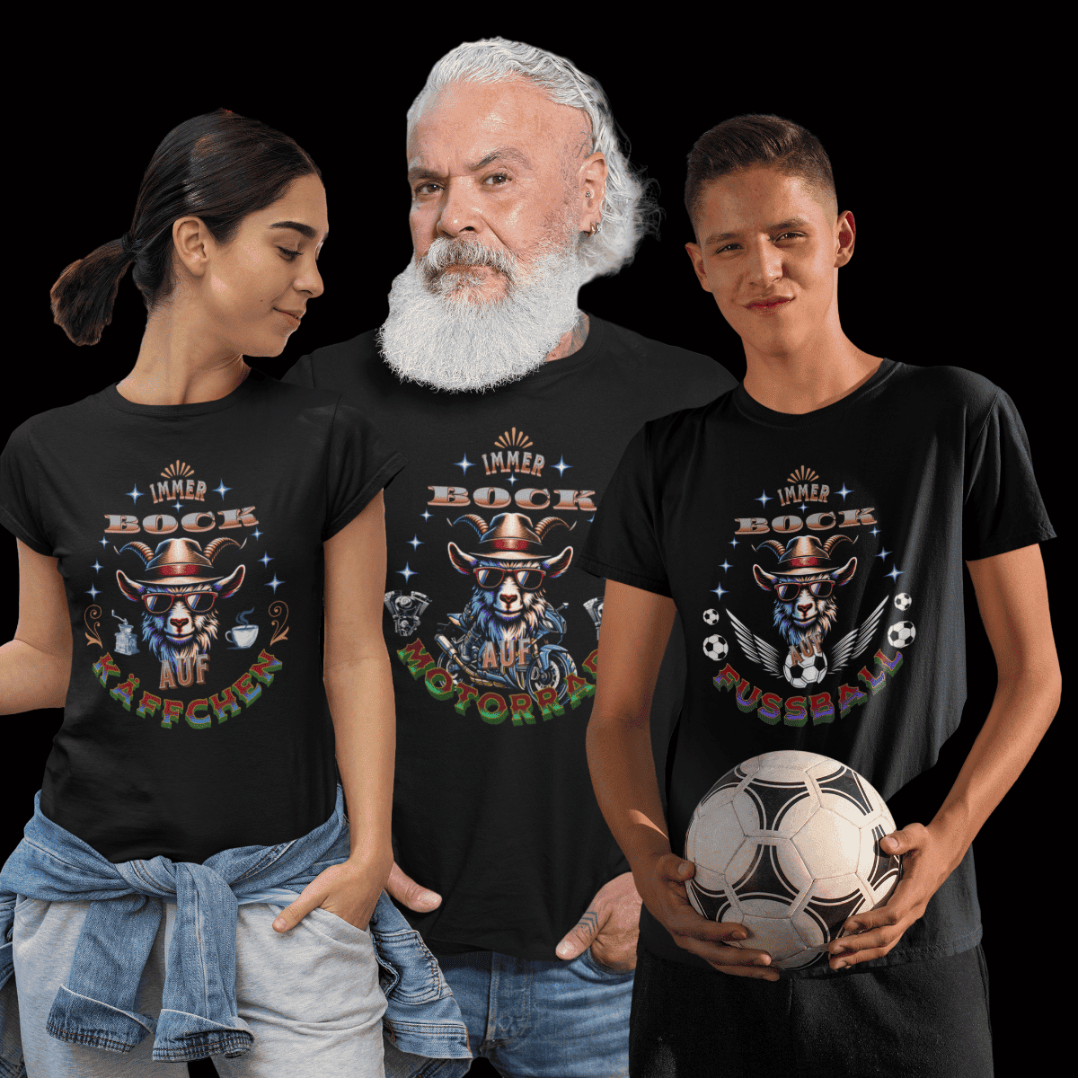 TORIPROS BOCK/STETS Kollektion - starke Designs für Shirts, Hoodies und mehr