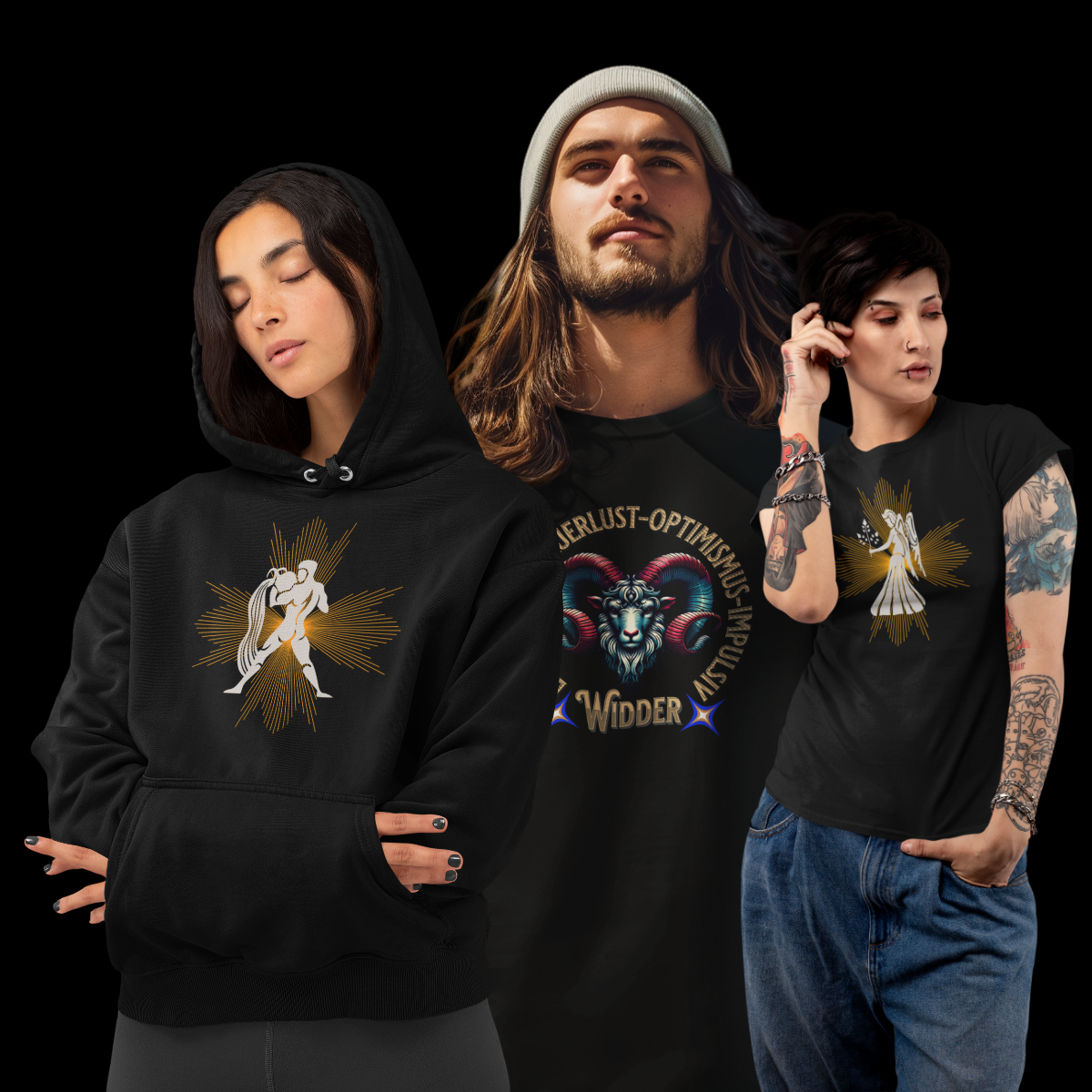 T-Shirts, Hoodies & Co - Entdecke die Sternzeichen-Kollektion von TORIPROS