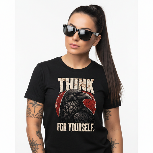 Premium Organic Shirt Women / THINK for YOURSELF