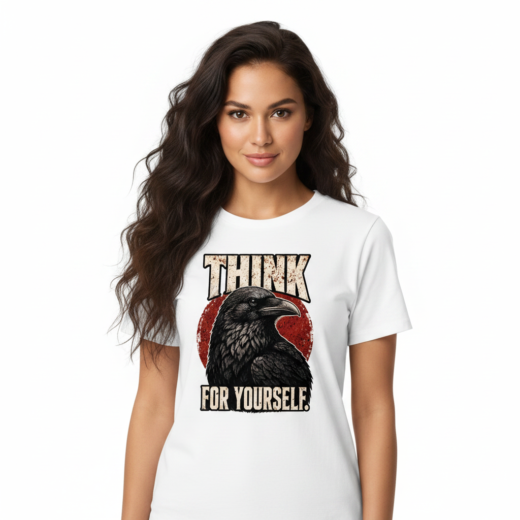Premium Organic Shirt Women / THINK for YOURSELF