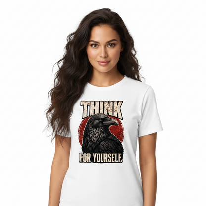 Premium Organic Shirt Women / THINK for YOURSELF
