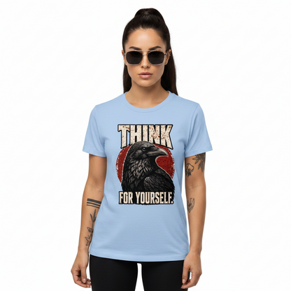 Premium Organic Shirt Women / THINK for YOURSELF