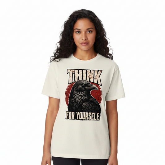 Premium Organic Shirt Women / THINK for YOURSELF