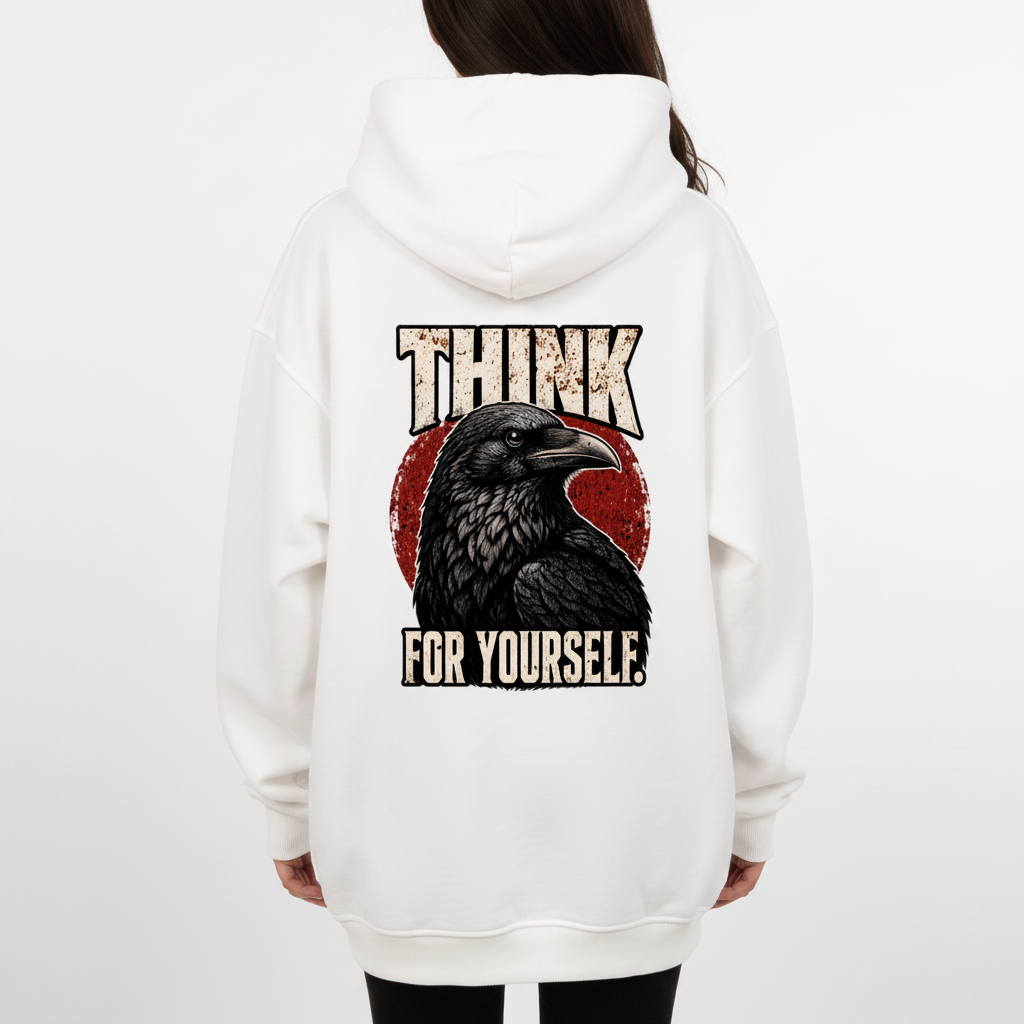VACANCY Oversized Hoodie / THINK for YOURSELF