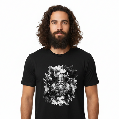 Premium Organic Shirt / Cloud Viking