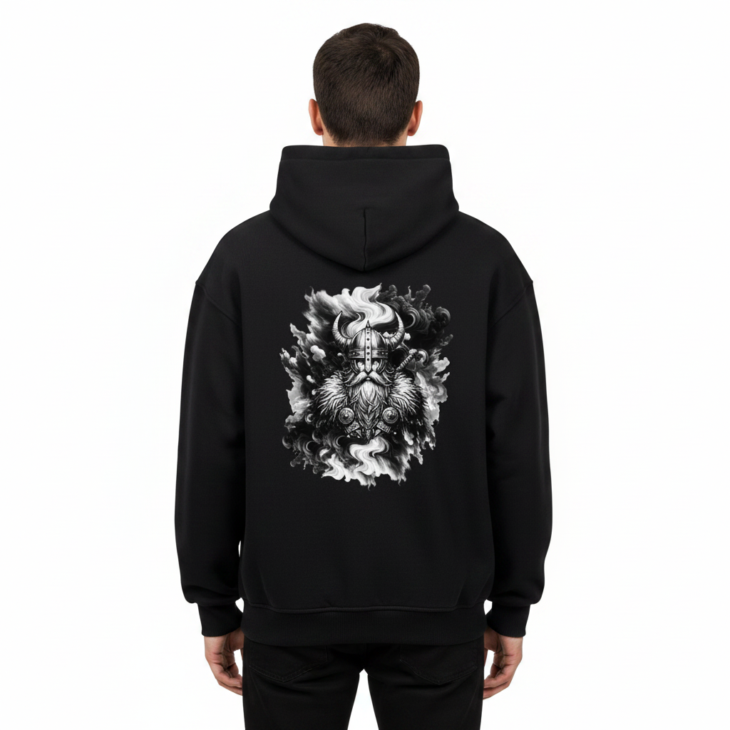 VACANCY Oversized Hoodie / Cloud Viking