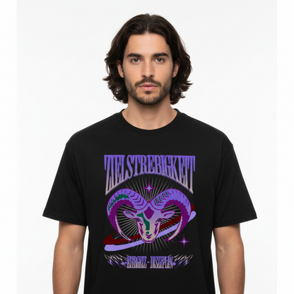 VACANCY Oversized Shirt / Sternzeichen-Steinbock Aura