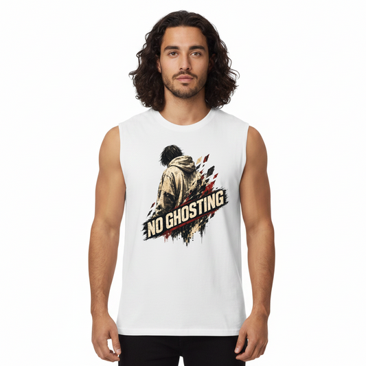 Sleeveless Oversized Tee/ NO GHOSTING