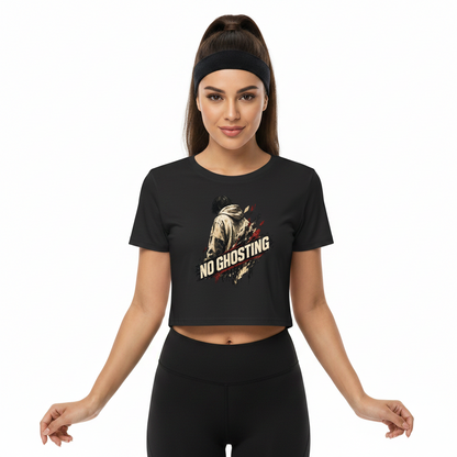 Ladies Cropped Tee/ NO GHOSTING
