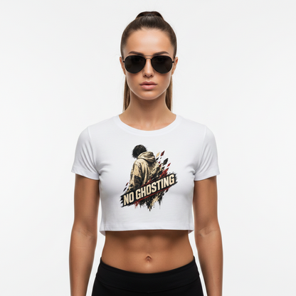 Ladies Cropped Tee/ NO GHOSTING
