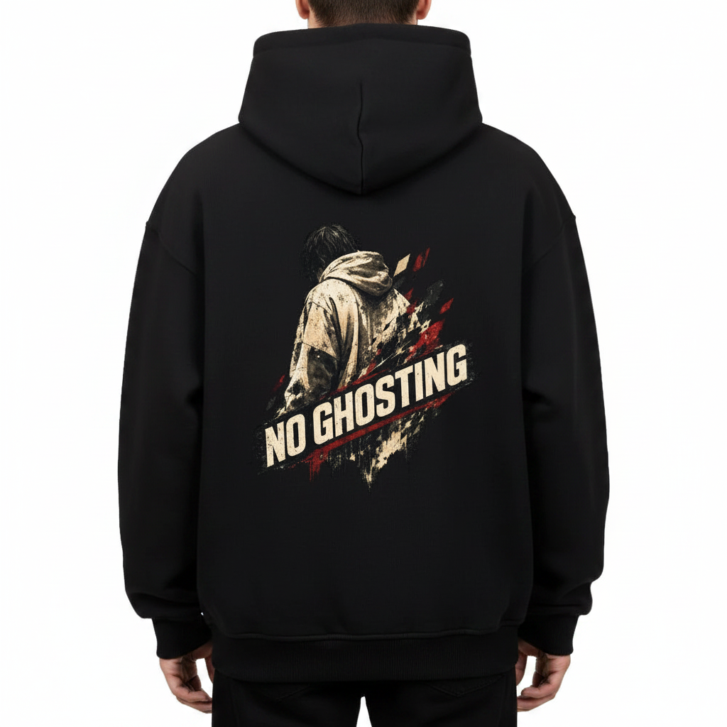 VACANCY Oversized Hoodie/ NO GHOSTING